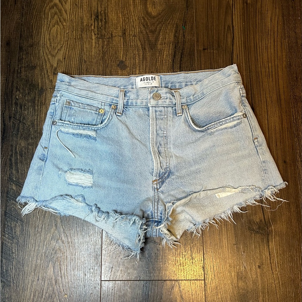 Agolde denim shorts